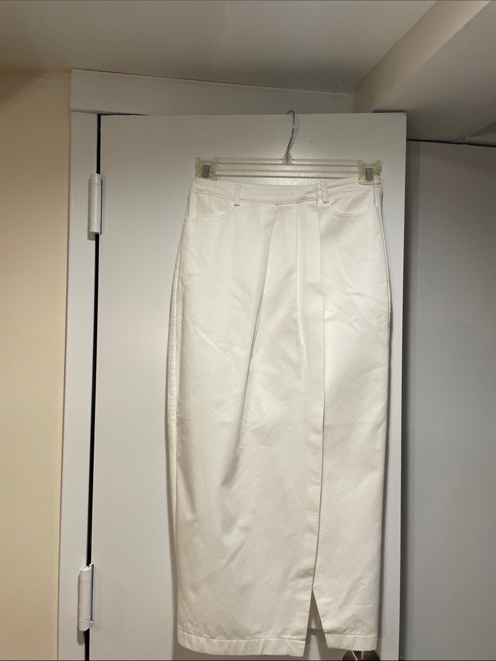 Zara White Midi Skirt